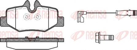 Kawe 1110 02 - Kit de plaquettes de frein, frein à disque cwaw.fr