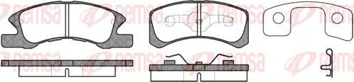 Kawe 1111 02 - Kit de plaquettes de frein, frein à disque cwaw.fr