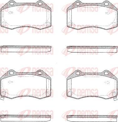 Kawe 1113 02 - Kit de plaquettes de frein, frein à disque cwaw.fr