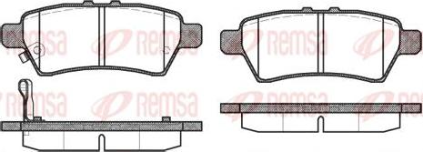 Kawe 1188 01 - Kit de plaquettes de frein, frein à disque cwaw.fr