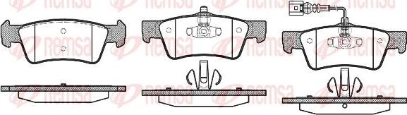 Kawe 1187 01 - Kit de plaquettes de frein, frein à disque cwaw.fr