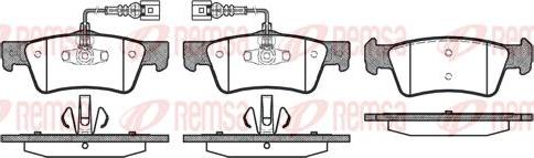 Kawe 1187 02 - Kit de plaquettes de frein, frein à disque cwaw.fr