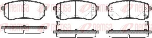 Kawe 1135 02 - Kit de plaquettes de frein, frein à disque cwaw.fr