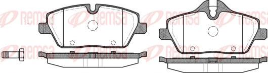 Kawe 1131 00 - Kit de plaquettes de frein, frein à disque cwaw.fr