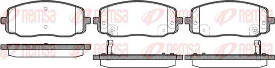 Kawe 1133 02 - Kit de plaquettes de frein, frein à disque cwaw.fr