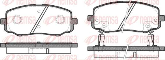 Kawe 1133 12 - Kit de plaquettes de frein, frein à disque cwaw.fr