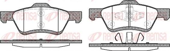 Kawe 1124 00 - Kit de plaquettes de frein, frein à disque cwaw.fr