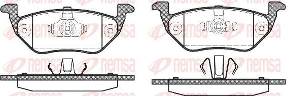 Kawe 1125 00 - Kit de plaquettes de frein, frein à disque cwaw.fr