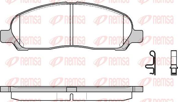 Kawe 1120 02 - Kit de plaquettes de frein, frein à disque cwaw.fr