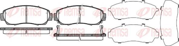 Kawe 1171 12 - Kit de plaquettes de frein, frein à disque cwaw.fr