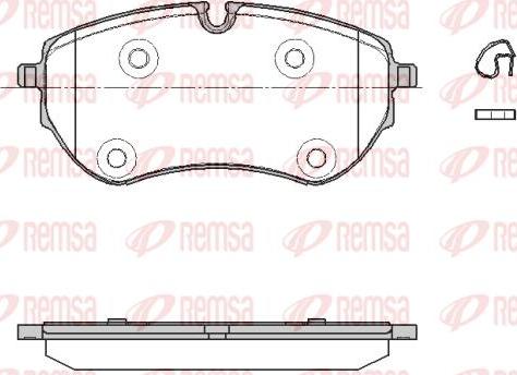 Kawe 1853 00 - Kit de plaquettes de frein, frein à disque cwaw.fr