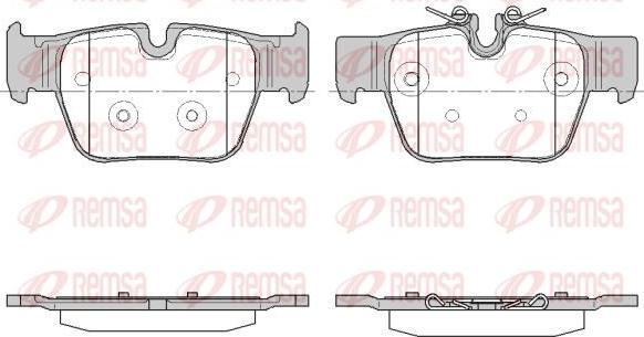 Kawe 1868 00 - Kit de plaquettes de frein, frein à disque cwaw.fr