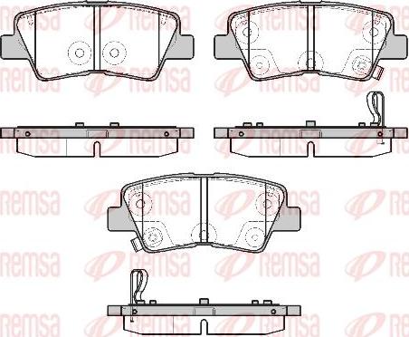 Kawe 1807 02 - Kit de plaquettes de frein, frein à disque cwaw.fr