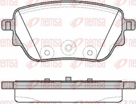 Kawe 1838 00 - Kit de plaquettes de frein, frein à disque cwaw.fr