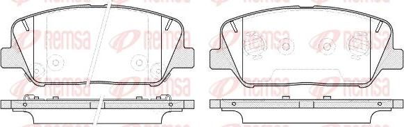 Kawe 1398 12 - Kit de plaquettes de frein, frein à disque cwaw.fr