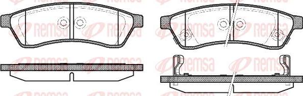 Kawe 1349 02 - Kit de plaquettes de frein, frein à disque cwaw.fr