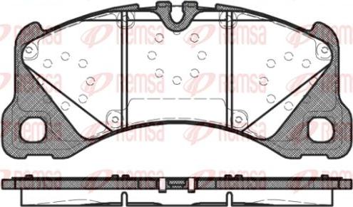 Kawe 1345 40 - Kit de plaquettes de frein, frein à disque cwaw.fr