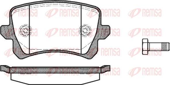 Kawe 1342 00 - Kit de plaquettes de frein, frein à disque cwaw.fr