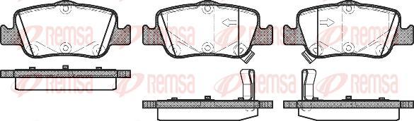 Kawe 1356 02 - Kit de plaquettes de frein, frein à disque cwaw.fr