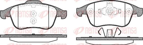 Kawe 1350 00 - Kit de plaquettes de frein, frein à disque cwaw.fr