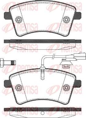 Kawe 1351 01 - Kit de plaquettes de frein, frein à disque cwaw.fr