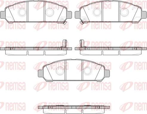 Kawe 1357 02 - Kit de plaquettes de frein, frein à disque cwaw.fr