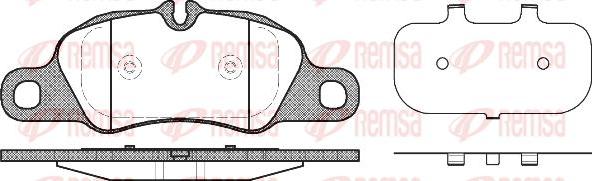 Kawe 1366 00 - Kit de plaquettes de frein, frein à disque cwaw.fr