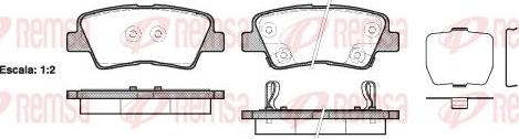 Kawe 1362 02 - Kit de plaquettes de frein, frein à disque cwaw.fr