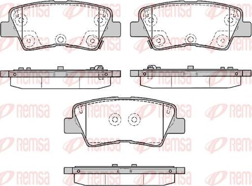 Kawe 1362 85 - Kit de plaquettes de frein, frein à disque cwaw.fr