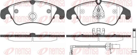 Kawe 1304 31 - Kit de plaquettes de frein, frein à disque cwaw.fr