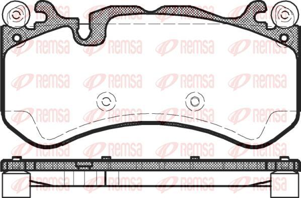 Kawe 1300 00 - Kit de plaquettes de frein, frein à disque cwaw.fr