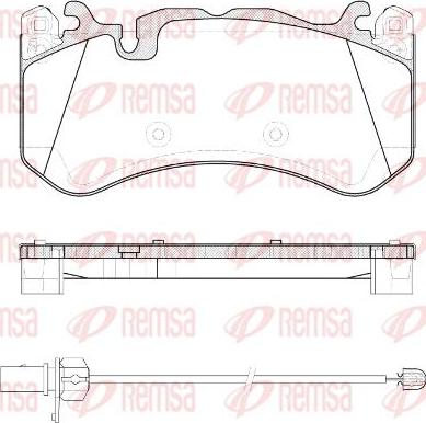 Kawe 1300 30 - Kit de plaquettes de frein, frein à disque cwaw.fr