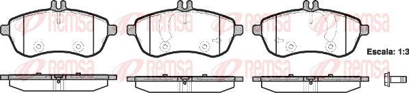 Kawe 1301 00 - Kit de plaquettes de frein, frein à disque cwaw.fr