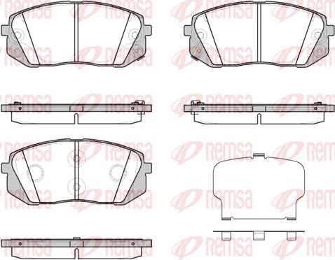 Kawe 1302 43 - Kit de plaquettes de frein, frein à disque cwaw.fr