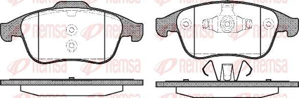 Kawe 1389 00 - Kit de plaquettes de frein, frein à disque cwaw.fr