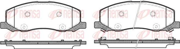 Kawe 1386 02 - Kit de plaquettes de frein, frein à disque cwaw.fr