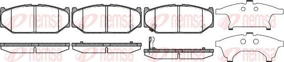 Kawe 1381 11 - Kit de plaquettes de frein, frein à disque cwaw.fr