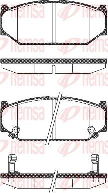 Kawe 1381 12 - Kit de plaquettes de frein, frein à disque cwaw.fr