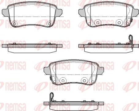 Kawe 1387 02 - Kit de plaquettes de frein, frein à disque cwaw.fr