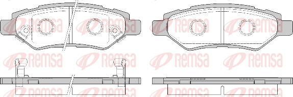 Kawe 1335 02 - Kit de plaquettes de frein, frein à disque cwaw.fr