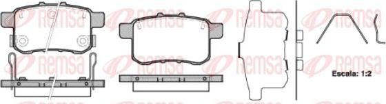 Kawe 1332 12 - Kit de plaquettes de frein, frein à disque cwaw.fr