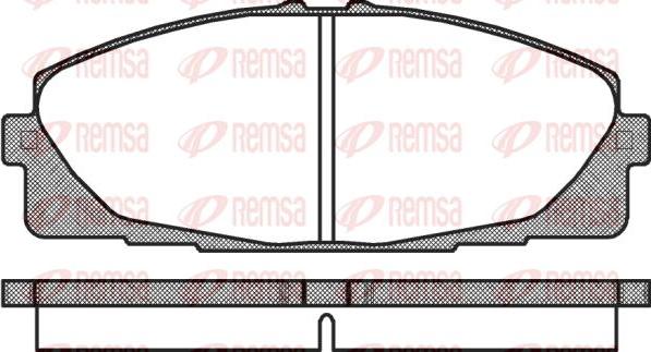 Kawe 1325 00 - Kit de plaquettes de frein, frein à disque cwaw.fr