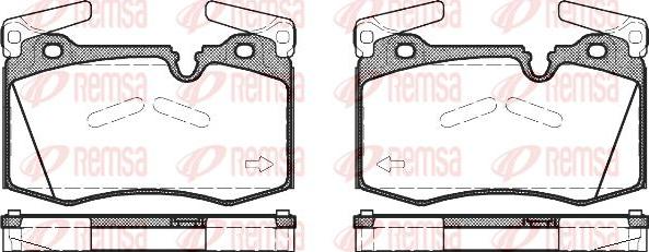 Kawe 1374 00 - Kit de plaquettes de frein, frein à disque cwaw.fr