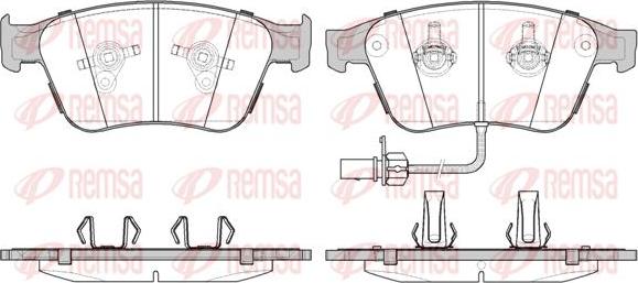 Kawe 1371 12 - Kit de plaquettes de frein, frein à disque cwaw.fr