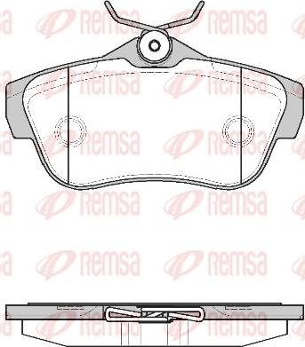 Kawe 1299 00 - Kit de plaquettes de frein, frein à disque cwaw.fr