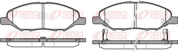 Kawe 1293 02 - Kit de plaquettes de frein, frein à disque cwaw.fr