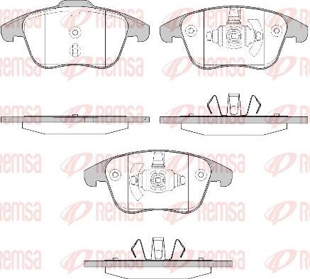 Kawe 1249 50 - Kit de plaquettes de frein, frein à disque cwaw.fr