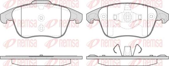 Kawe 1249 30 - Kit de plaquettes de frein, frein à disque cwaw.fr