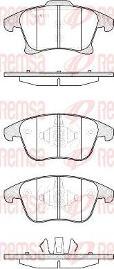 Kawe 1249 20 - Kit de plaquettes de frein, frein à disque cwaw.fr