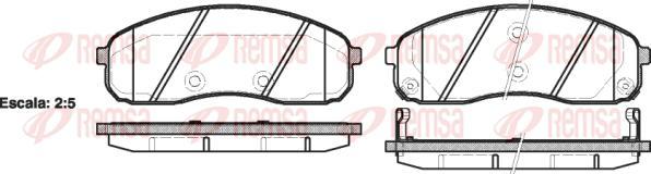 Kawe 1244 02 - Kit de plaquettes de frein, frein à disque cwaw.fr